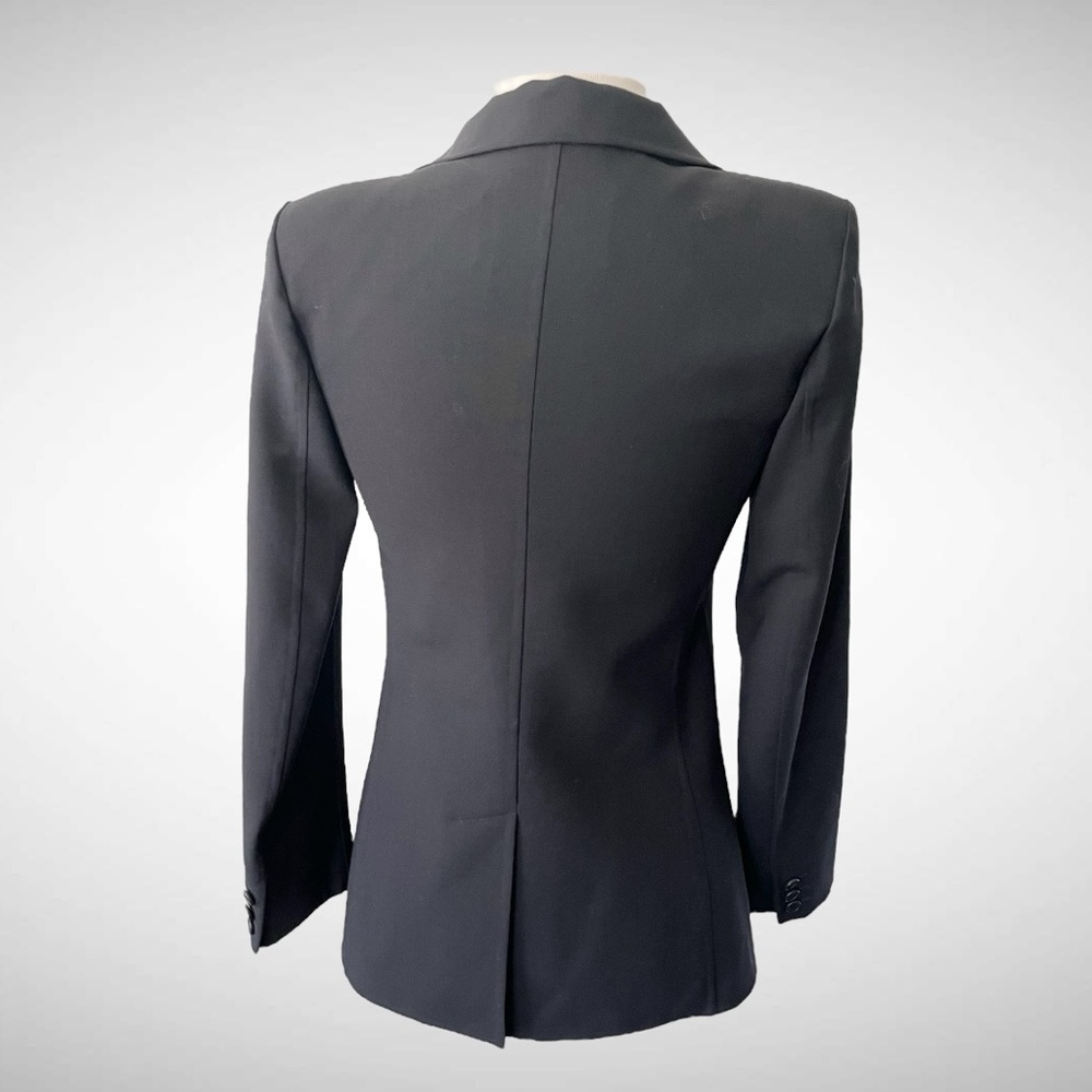 Max Mara Black Classic 3-Button Patch Pocket Jack… - image 5